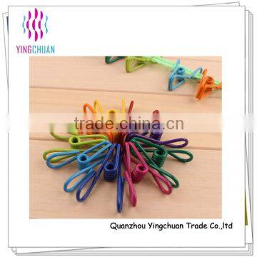 Cheap stainless steel clothes pegs rubber coated clips