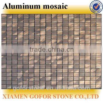 New Arrival brushed aluminium mosaic tile for decoration