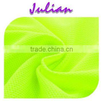 butterfly net warp sportswear fashion ladies underwear fluorescent yellow lycra jacquard mesh fabric