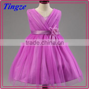 New designs wholesale fancy boutique girl chiffon party dress TR-WS08