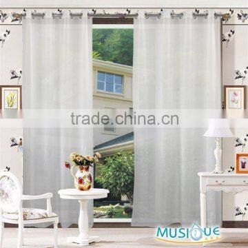 100% Polyester Voile With Embroidery Curtain
