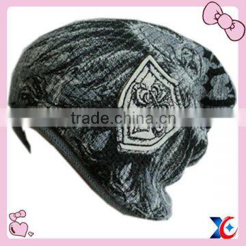 2013 fashion 100% acrylic knit slouch beanie