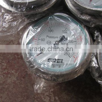 bulk order can be given some discount, 250MPa pressure gauge with diameter:100mm