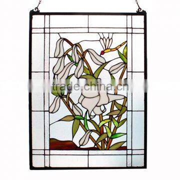 TW1824006, W18"H24" tiffany panel, hanging panel, tiffany windows, stained glass panel, stained glass windows