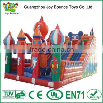 kids playground huge inflatable slide , new design inflatable playground