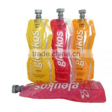 BPA free Animal Shape Drinking Water Bag with Push-pull Top