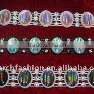 special design rhinestones trimming