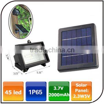 45 led garden Lamp Outdoor Waterproof aluminum solar spotlight