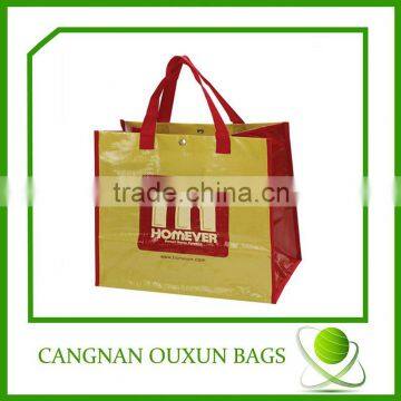 new style with button pp non woven shopping bag