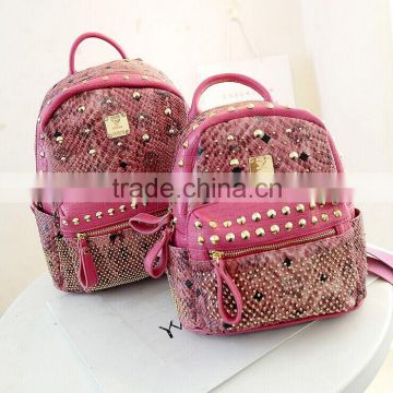 2016hot sale pink aniline pig leather MD16358