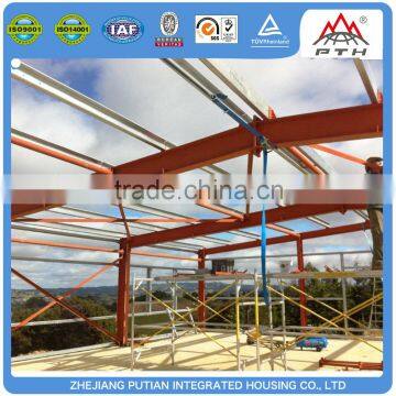 Cheap easy build steel security door steel structure warehouse