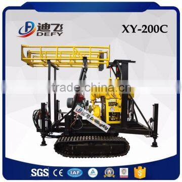 200m XY-200C Crawler Mounted Used Borehole Water Drilling Machine Prices for Sale