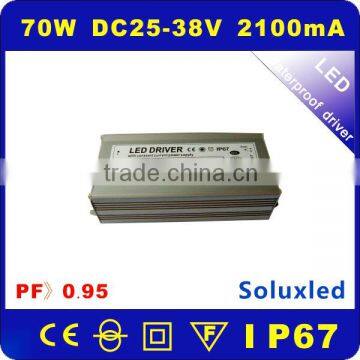 LED DRIVER power supply waterproof IP67 70W