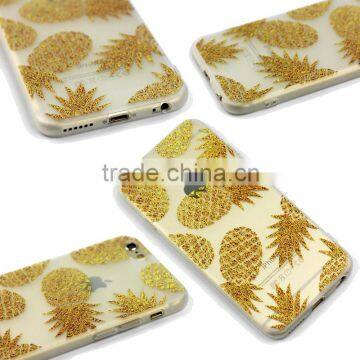 High quality UV printing gold tpu mobile accessories phone case for iphone SE cover for iphone 6s plus for samsung j2 j7 s7 edge