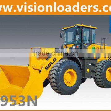 SDLG Wheel Loader , High-end Product 5 Ton Wheel Front Loader LG953N Wheel Loader For Sale