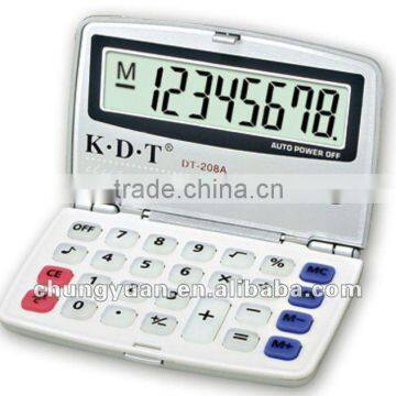 electronic calculator big display 8 digit DT-208A