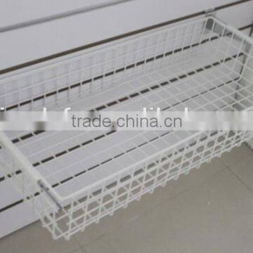 Powder Coat Metal Wire Basket Supermarket Storage Basket photo-3