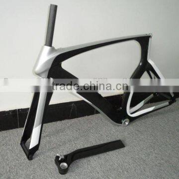 carbon TT bicycle frame& carbon time and trial bike frame& carbon frame with seatpost