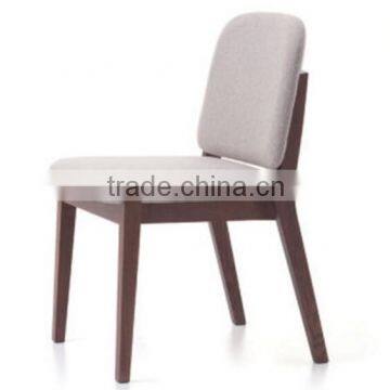 Unique design wooden fabric leisure dining chair HDC1483                        
                                                                                Supplier's Choice