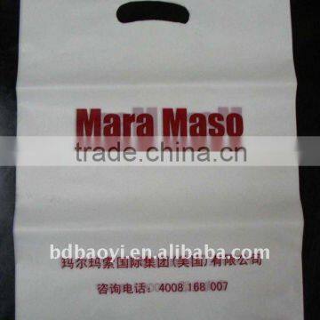 Hot sale LDPE DIE CUT shopping packing bags for cloth