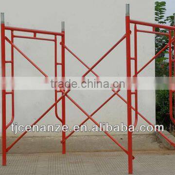 Hot Sell Drop Lock Walk Thru Frame/Main Frame Scaffolding