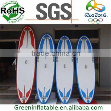 2016 new inflatable sup paddle board with back pack and hand pump