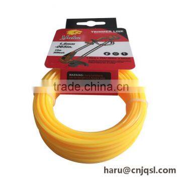 Yiwu Yahu square head card package 1.6mmX15M trimmer line of lawn mower
