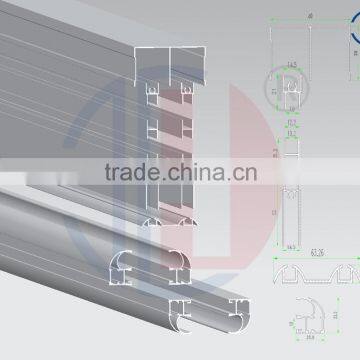 Aluminum Frame Wardrobe Door ; Closet ; PVC FOLDING DOOR ; Sliding Door Track photo-3