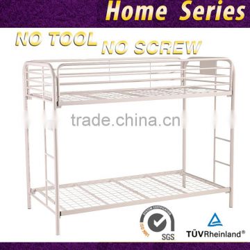 Twin over twin kids bedroom bunk bed frame furniture