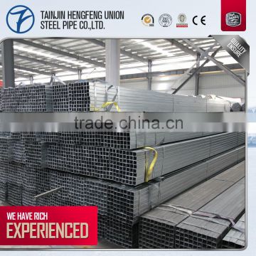 sch 80 carbon pre galvanized square steel tube