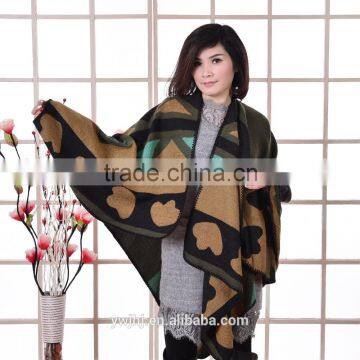 new design factory direct Hot selling Embroidered fur high quality abaya shawl