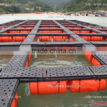 HDPE floating cage fishing farms