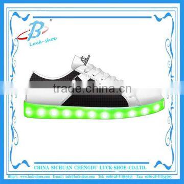 6 Color Flashing LED Shoe High Quality PU Material LED Shoe