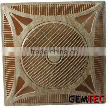 Energy Saving 14 Inch 16 Inch 60X60 Plastic Ceiling Fan With Remote Control and Led Light,3speed Control,gold and Wooden Color photo-3