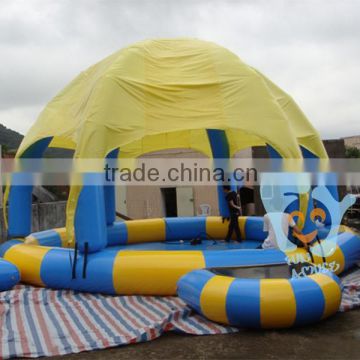 giant customized PVC inflatable pool dome