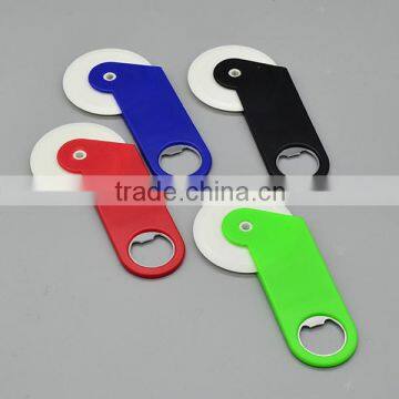 2 in 1 Plastic Blade Pizza Cutter With Logo photo-2