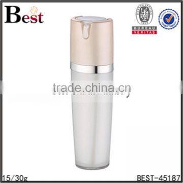 15 / 30g lotion and cream plastic round acrylic bottle for Intaly