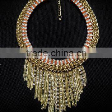 Water Drop Rhinestone Necklace For Women Choker Collar Necklace Fashion Jewelry photo-4