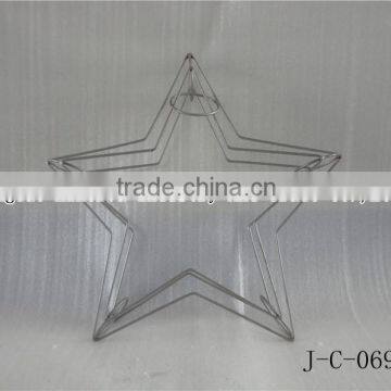 Factory Customize Star Metal Candle Stand