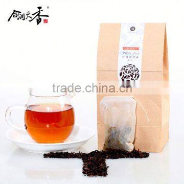 Convenient carrying yunnan fermentend puerh tea bags