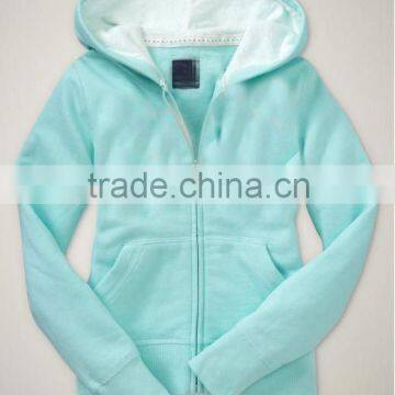 Ladies or girls full-zip hoodie jacket