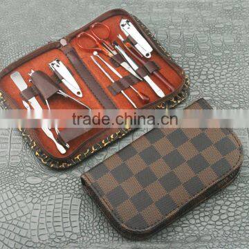 Lady mini manicure set with pu box