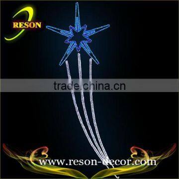 95-210cm Christmas decoration led shooting star christmas light