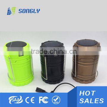 Camping Lights Item Type and ABS Lamp Body Material Solar camping lantern