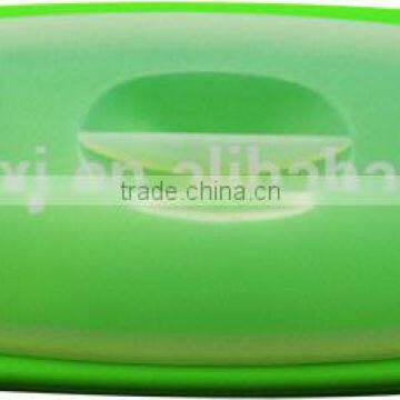 boat-shape silicone cooking microwave steamer /heat resistant bowl for microwave oven