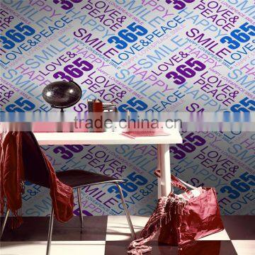 Gleaming Metallic Wallpaper in Gold Foil Purples Manufacture Foshan Guangdong ,China photo-4
