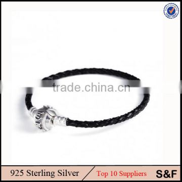 Pure DIY Jewelry 925 Sterling Silver Woven Bracelet                        
                                                Quality Choice