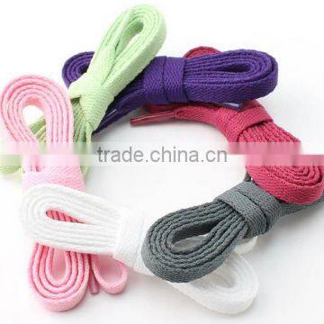 produce and sale kinds of polyester shoelace colour mixture weaved                        
                                                Quality Choice