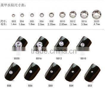 Factory Directly ! Flatback Rhinestone Shiny Glass Crystal for DIY Decorative Accessories Nail Art