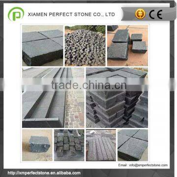 Granite Paver For Black Basalt Cube Granite Paver Hot Material